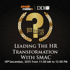 Are You In The List Webinar on Leading the HR transformation with SMAC