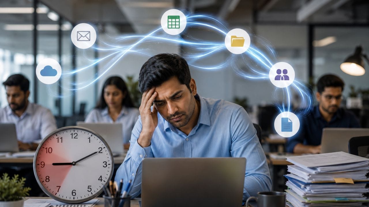 Indian employees lose over 7 hours a week despite widespread AI adoption: Report