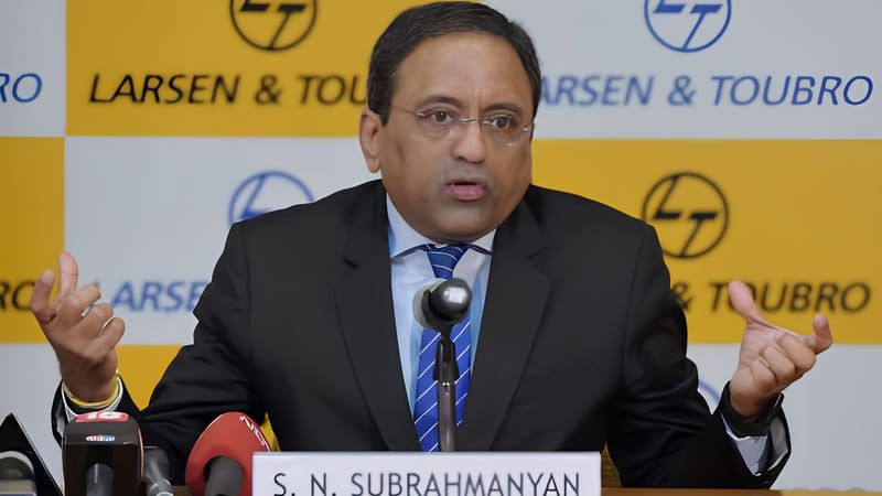 L&T chief SN Subrahmanyan's FY26 pay climbs 59% to ₹120.84 crore