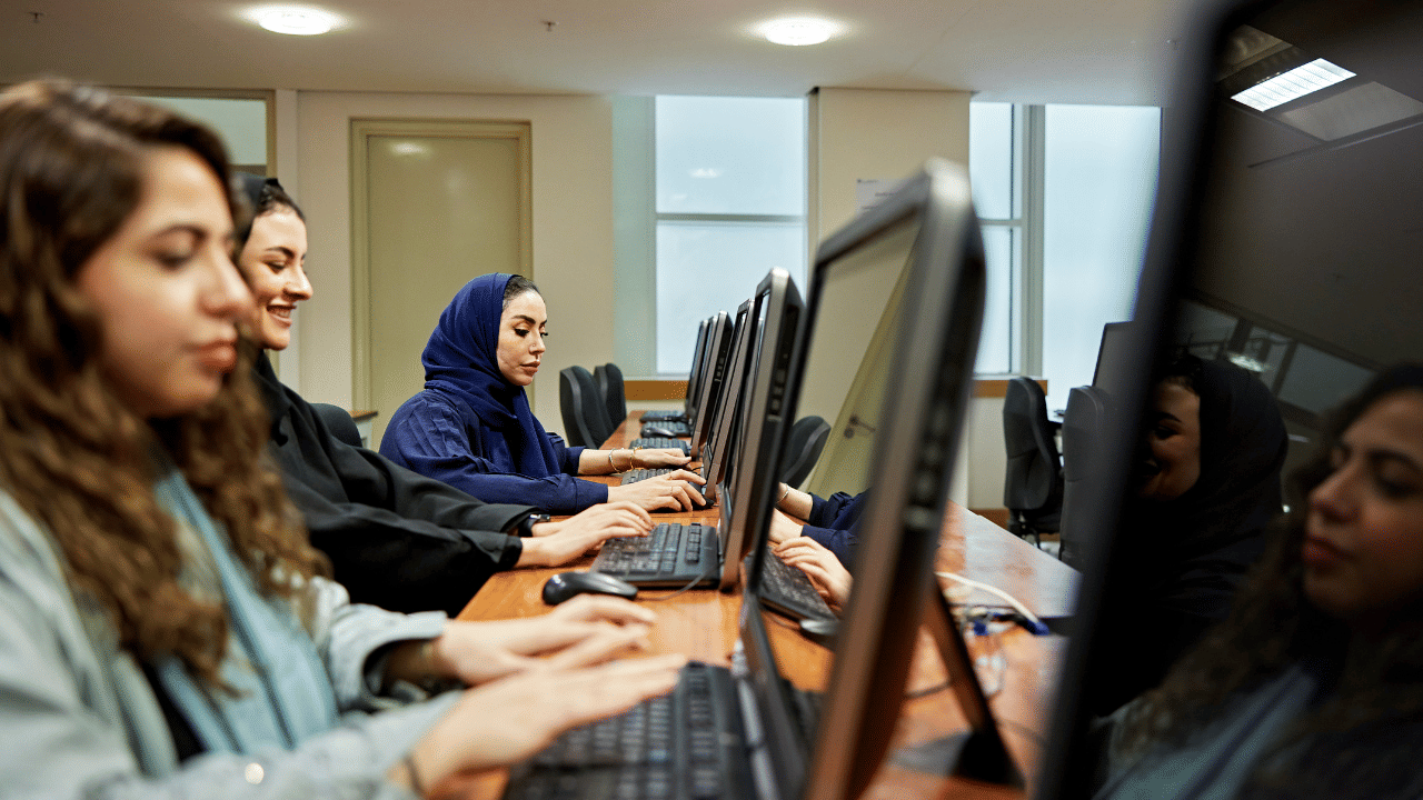 Women make 46% of the total workforce in the Saudi tourism sector