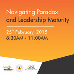 Roundtable discussion on "Navigating Paradox and Leadership Maturity"