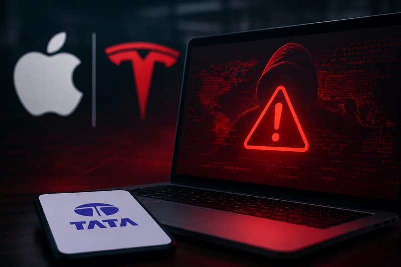 Tata Electronics hit by cyberattack; 200,000 Apple and Tesla files allegedly leaked