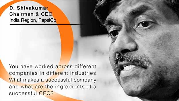 Pepsi's Shivakumar on ingredients of a successful CEO