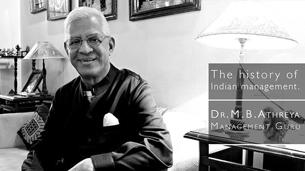 History lessons with management guru Dr Athreya