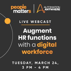 Augment HR functions with a digital workforce
