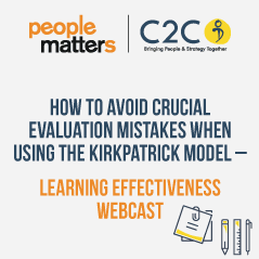 Avoid crucial evaluation mistakes when using the Kirkpatrick model