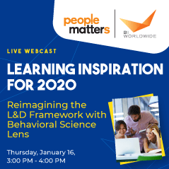 Reimagining the L&D Framework in 2020 with Behavioral Science Lens