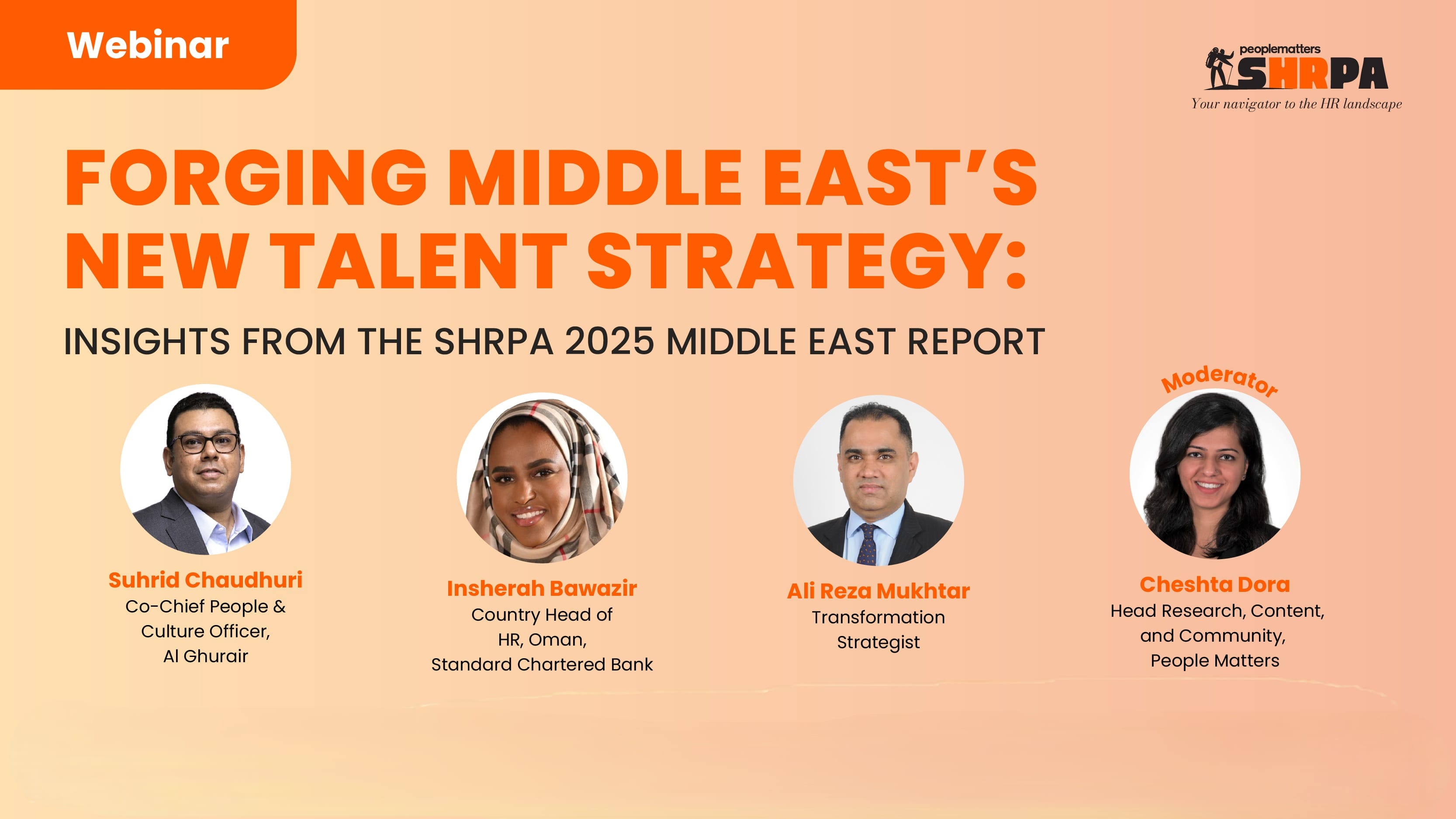 Middle East's New Talent Strategy: Webinar Insights on SHRPA ME 2025 Report