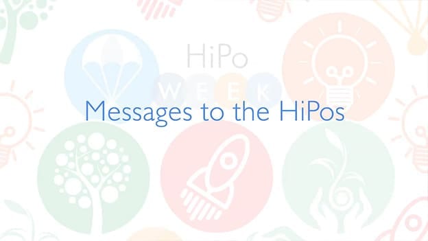 Messages to HiPos from the senior most thought-leaders