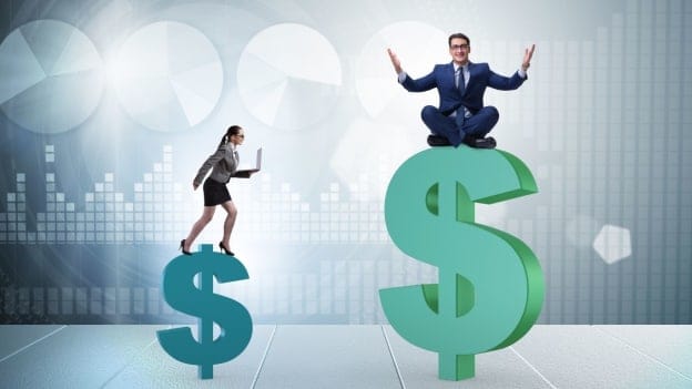 Women earn $25k less than men on average