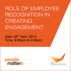 Role of Employee Recognition in Creating Engagement