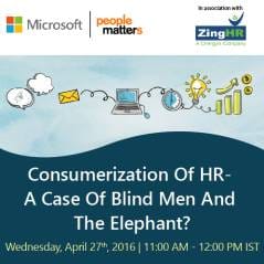 Consumerization of HR - A Case of blind men and elephant?