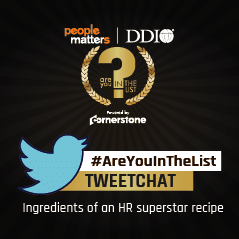Tweetchat on The Ingredients of an HR superstar recipe