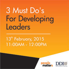 3 Must Do’s For Developing Leaders