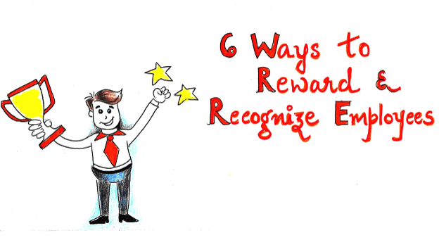 Sketchnote: Six ways you can reward and recognize employees