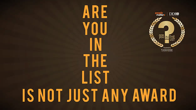 The winners and jury share their 'Are You in the List' experience