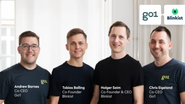 Australian tech unicorn Go1 acquires German mobile-first learning app Blinkist