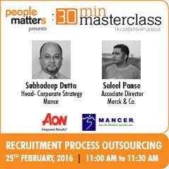 Masterclass on "Recruitment Process Outsourcing"