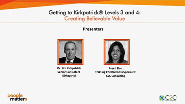 The new world Kirkpatrick® Model - Getting to Levels 3 & 4