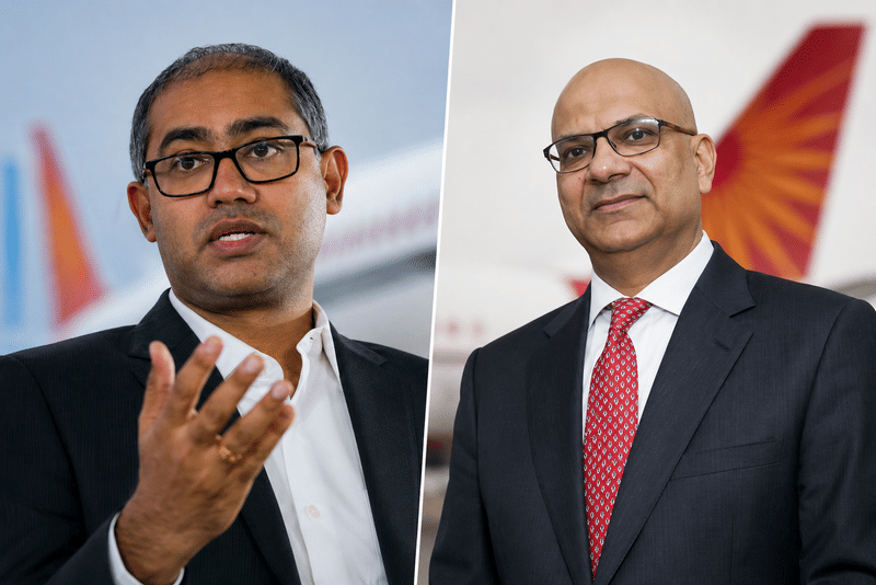 Air India CEO search narrows to Nipun Aggarwal and Vinod Kannan