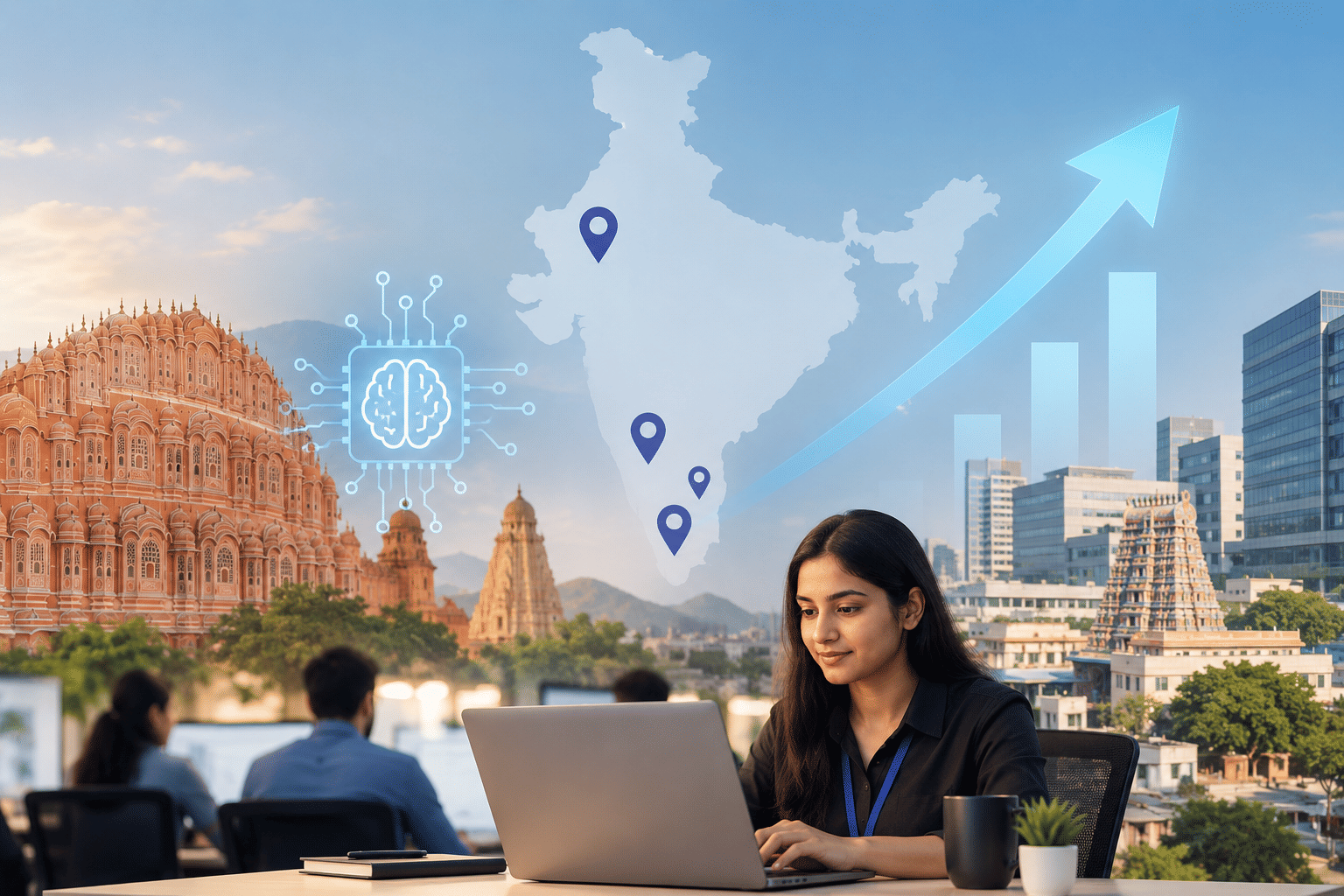 AI hiring jumps 25% as Jaipur and Coimbatore emerge as fresher hiring hubs: Naukri