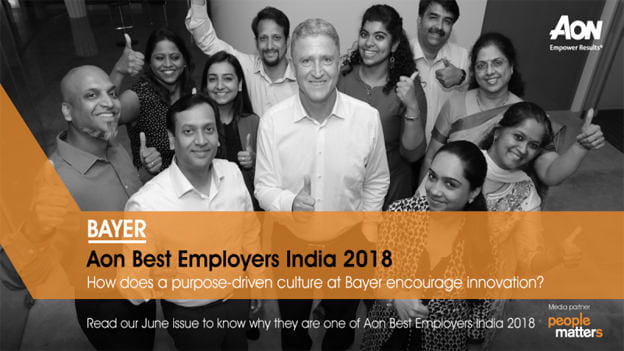 How does Bayer India enable a purpose-driven culture 