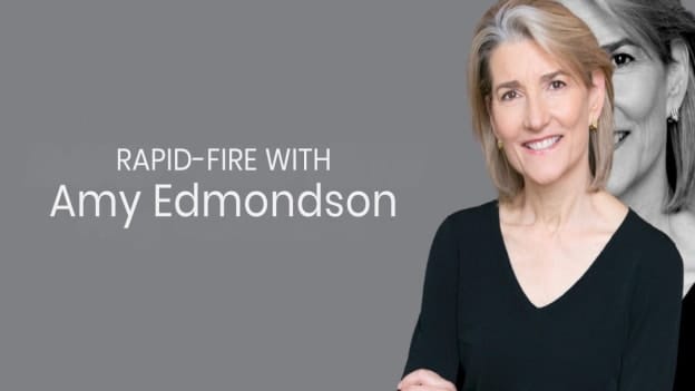 The Art of Failing Well: Rapid-fire interview with Amy Edmondson