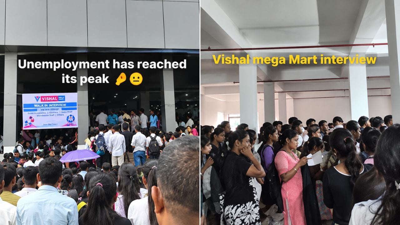 4,000 turn up for Vishal Mega Mart jobs: “Unemployment has reached its peak”