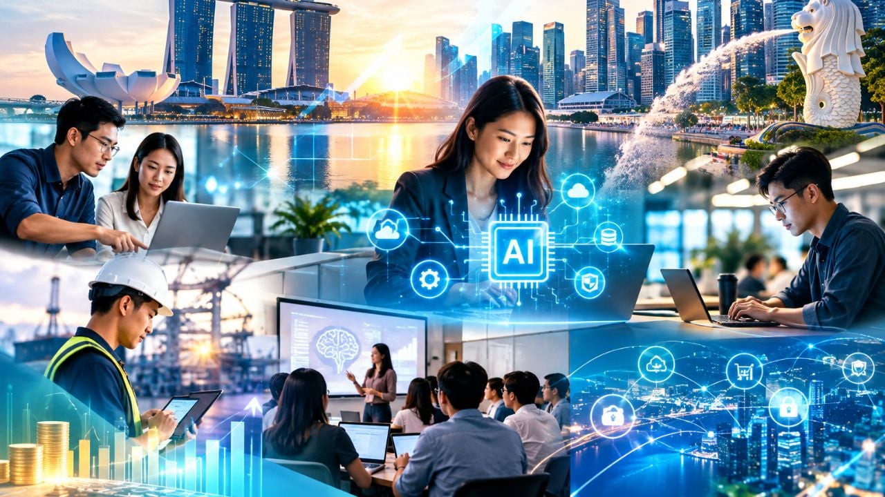 Singapore AI adoption rises to 23.5% as digital economy reaches $144.1bn