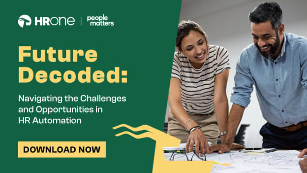 Navigating the future of HR Automation: A People Matters and HROne research study
