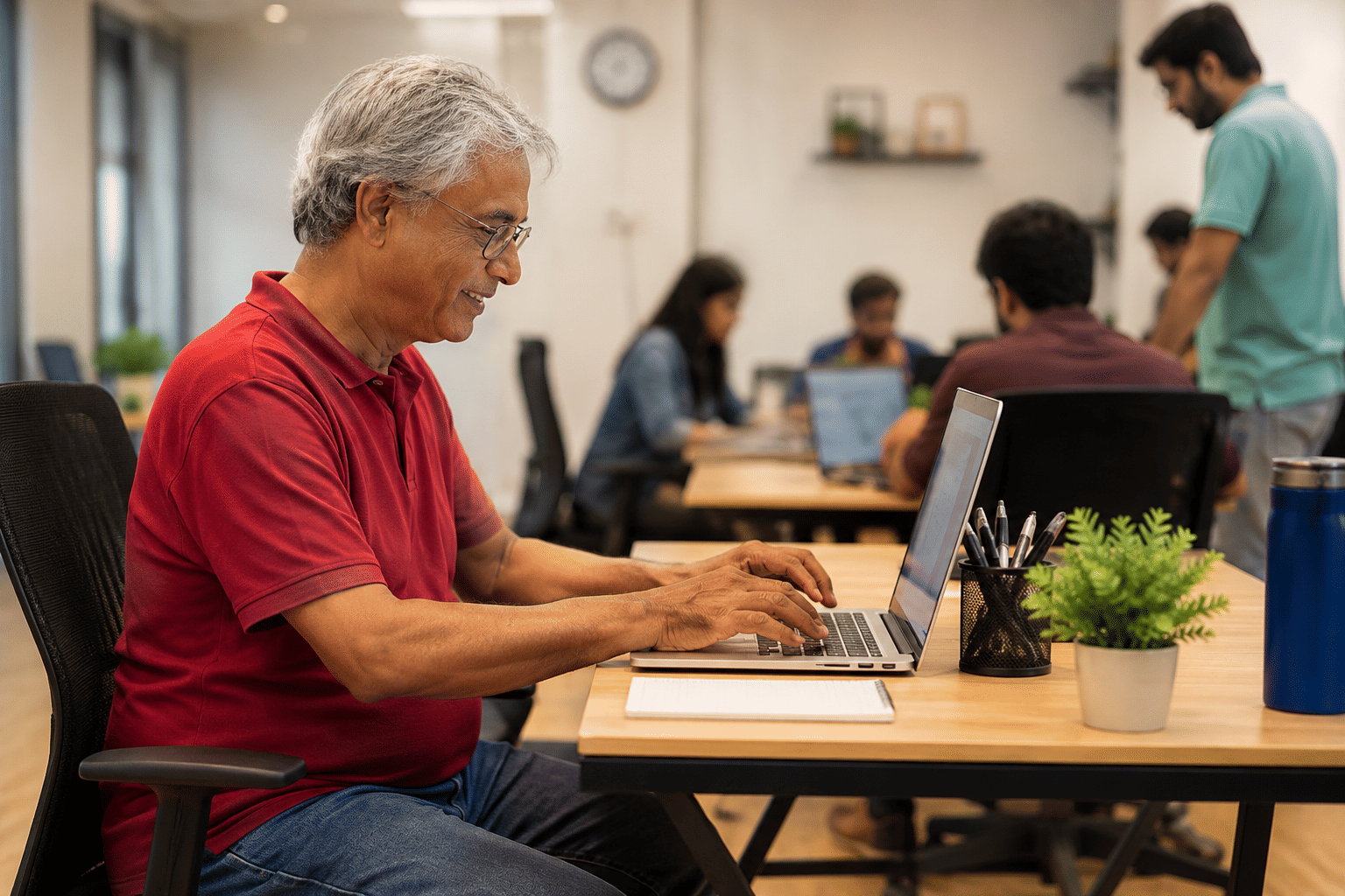 Startup's 64-year-old intern goes viral, founder says it's the 'best decision we've made'