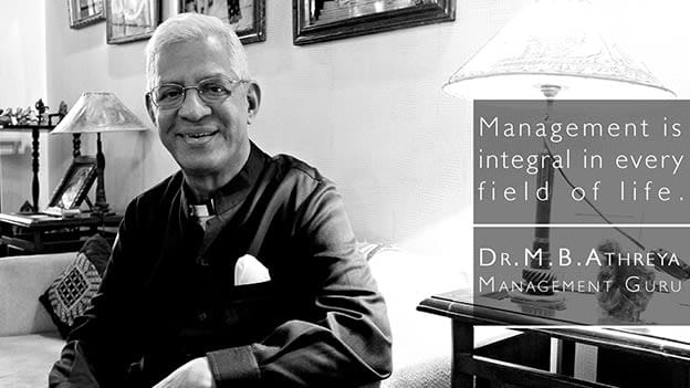 Management has become an integral part of life: Dr Athreya