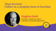 Mega keynote: Failure as a stepping stone to learning