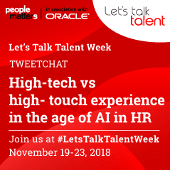 High-tech vs high-touch experience in the age of AI in HR