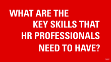 Video: Key skills HR professionals must have
