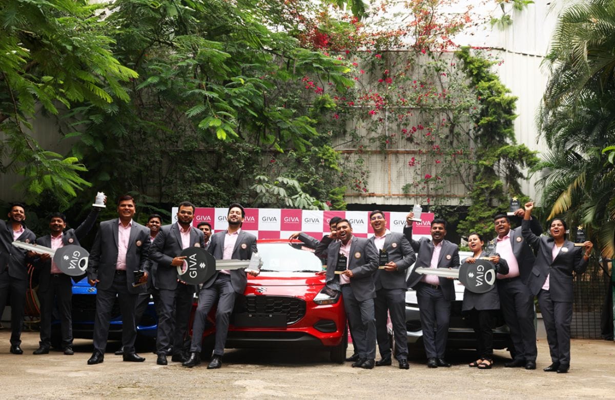GIVA rewards store managers with cars for stellar performance