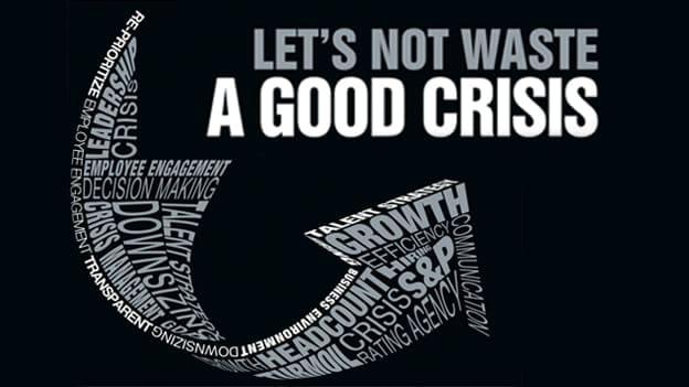 Let's not Waste a Good Economic Crisis