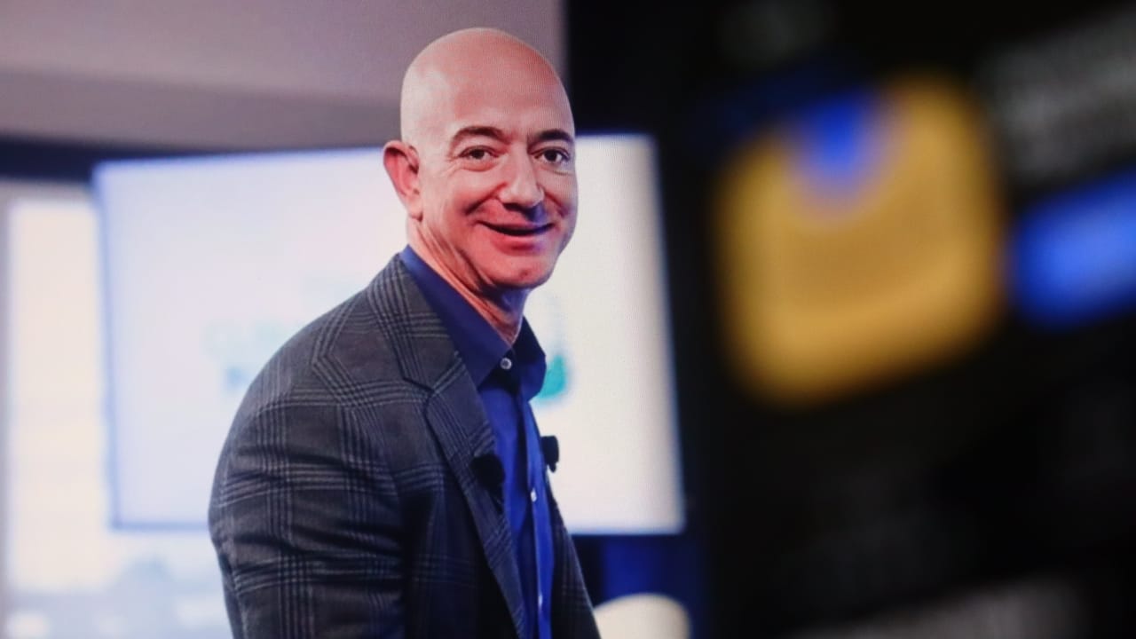 Amazon founder refused stock grants, proud of modest CEO pay