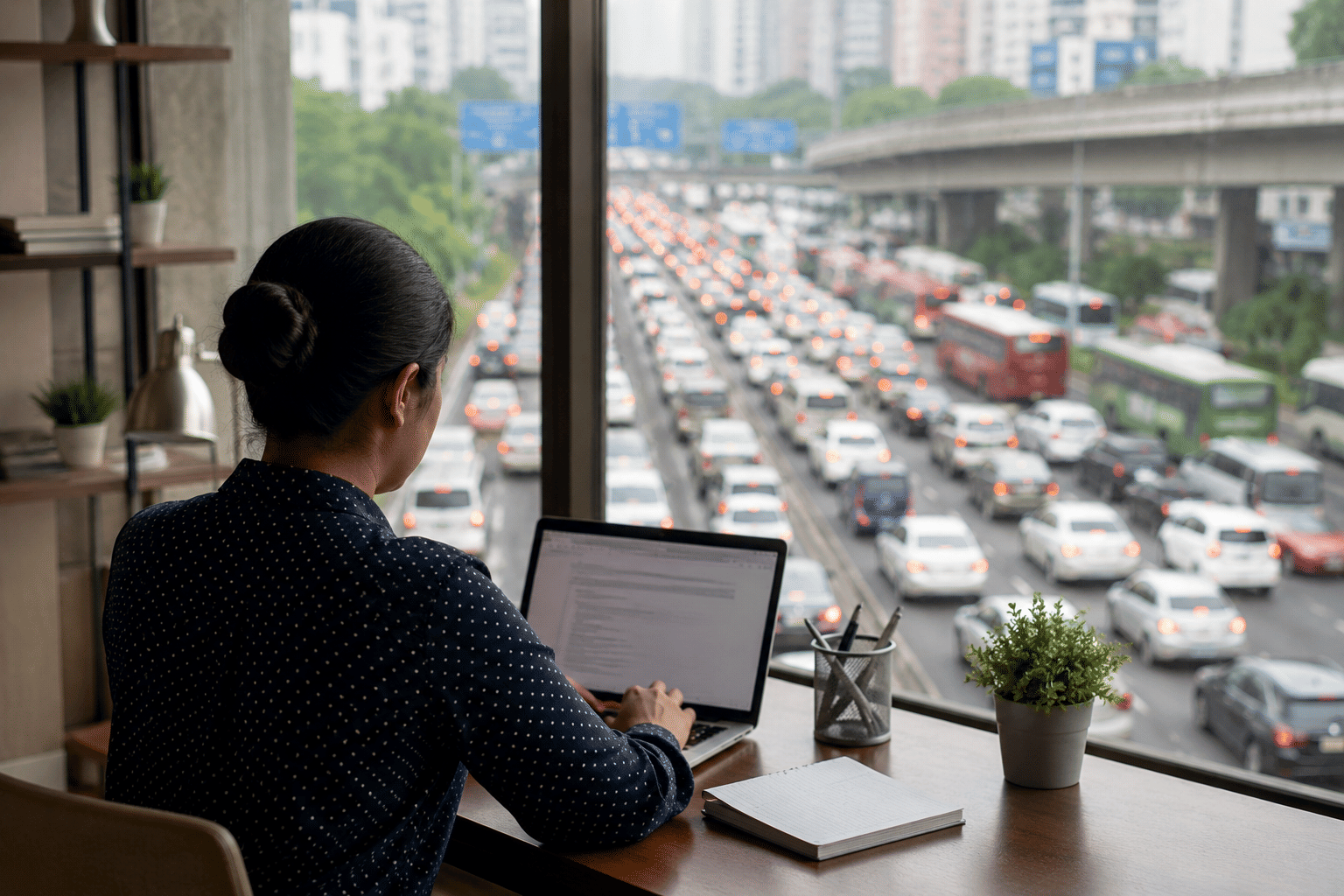 With 5 lakh vehicles entering Gurugram daily, Haryana urges firms to adopt WFH