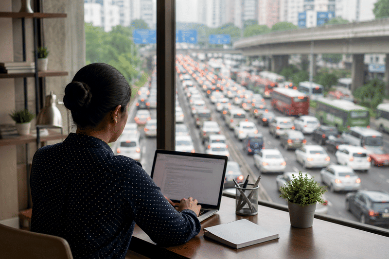 With 5 lakh vehicles entering Gurugram daily, Haryana urges firms to adopt WFH