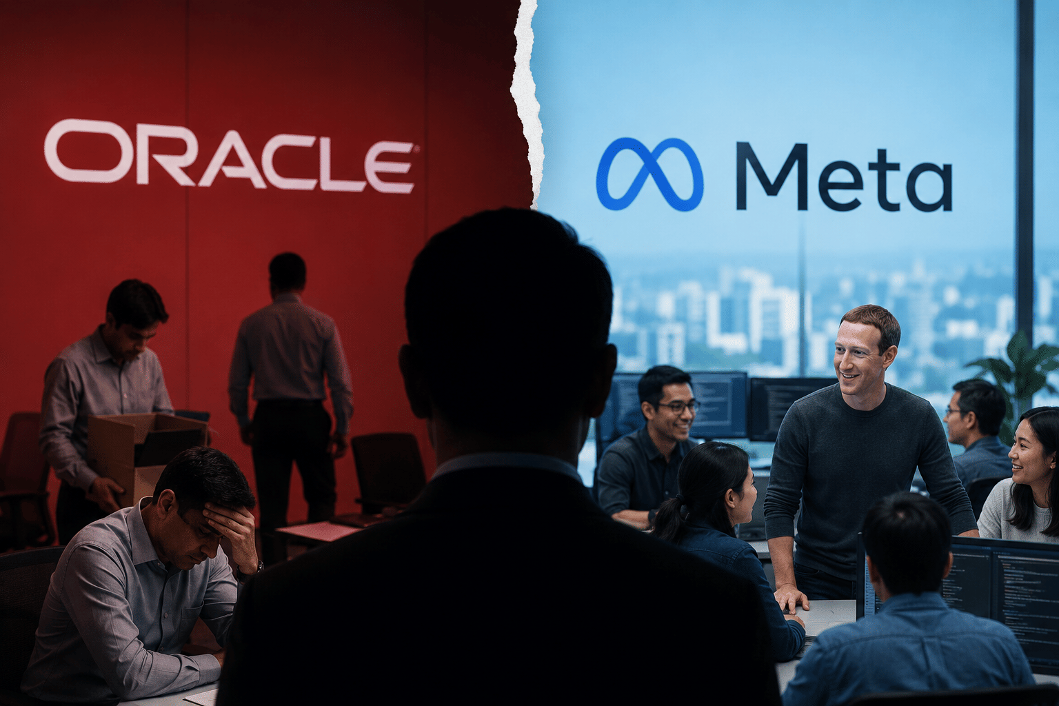 50% negative impact at Oracle, 25% faster decisions at Meta: How manager cuts affected tech teams