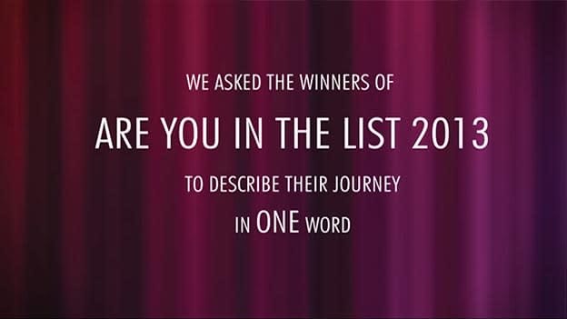 Happy, Exhilarated, Wow- The Journey of Are You In The List?