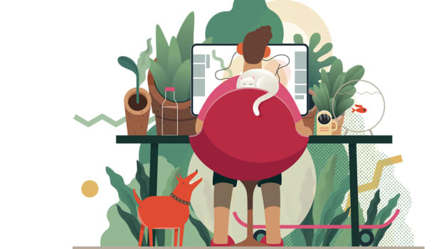 From homework in childhood to work from home in adulthood