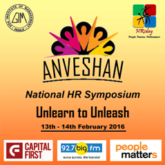Anveshan 2016- National HR Symposium, HRiday, Goa Institute of Management