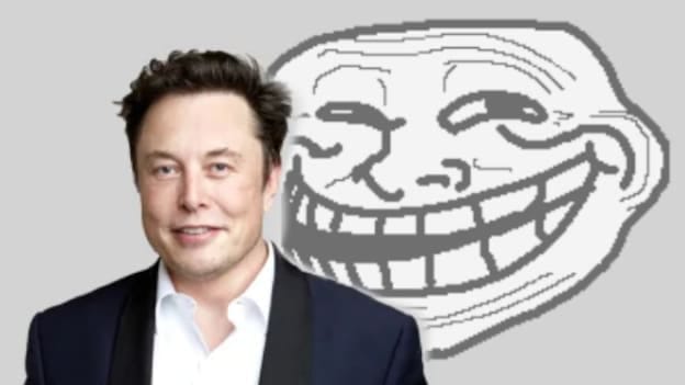 The disproportionate weight of a two-hundred-billion-dollar troll