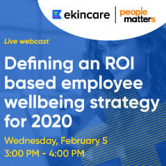 Defining an ROI based employee wellbeing strategy for 2020