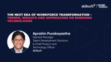 Skillsoft's Apratim on The Next Era of Workforce Transformation