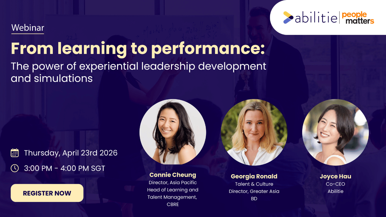 Bridging the gap between learning and performance through experiential simulations