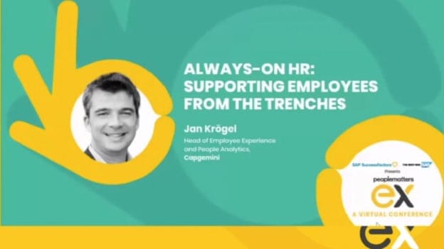 Supporting employees from the trenches: Capgemini's EX framework