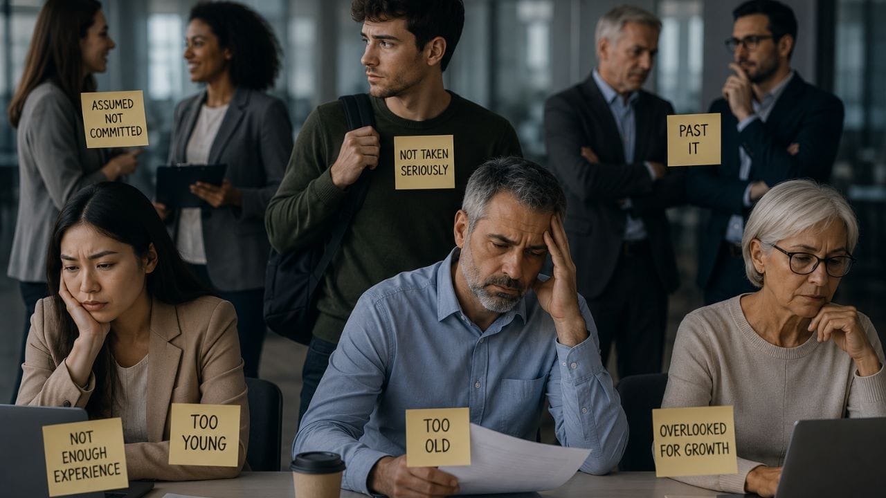 Age bias affects workers at every career stage, report finds
